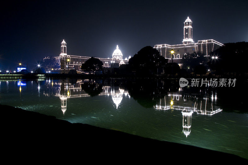 Rashtrapati Bhavan，印度总统府邸，新德里，印度